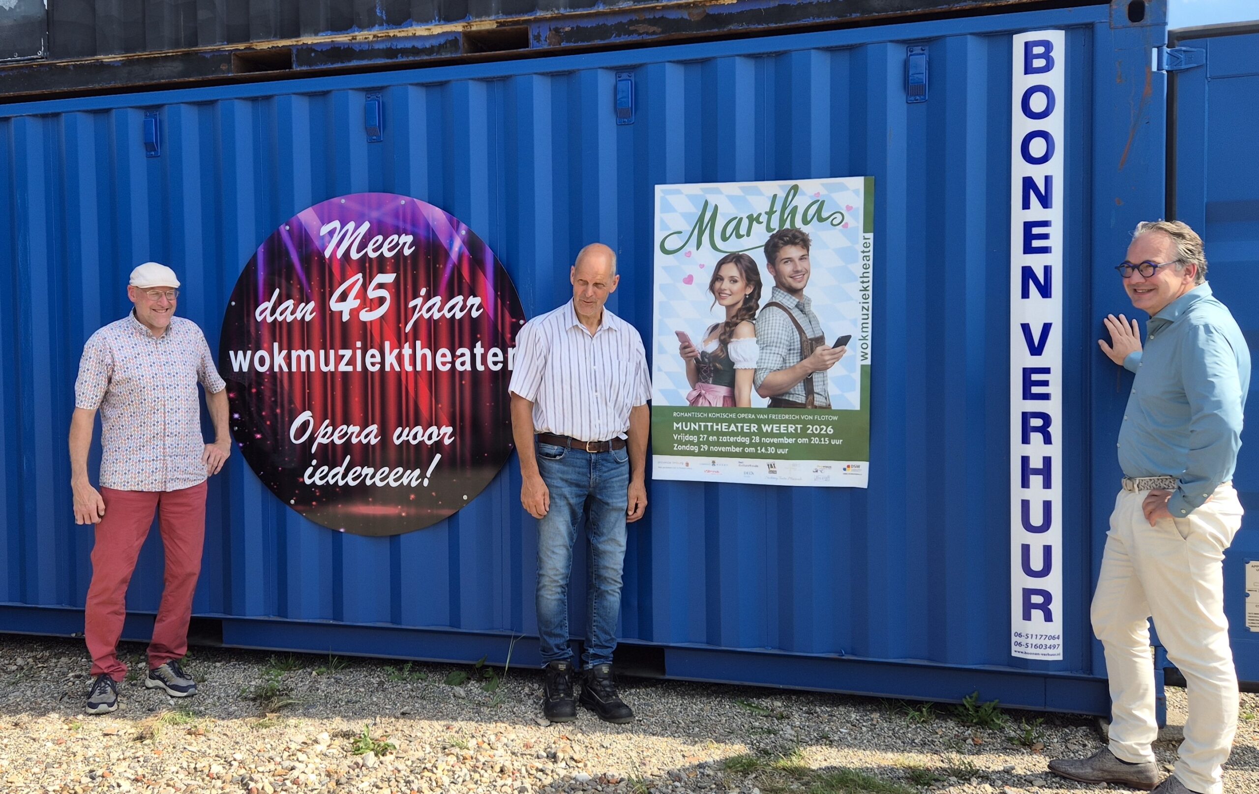 WOKMUZIEKTHEATER neemt nieuwe theatercontainer in gebruik