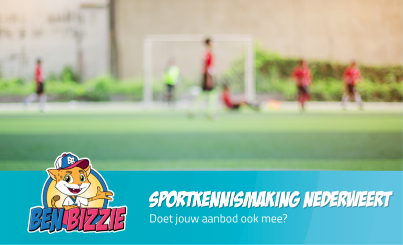 Oproep aan sport- en beweegaanbieders: meld je aan voor Ben Bizzie’s Sportkennismaking