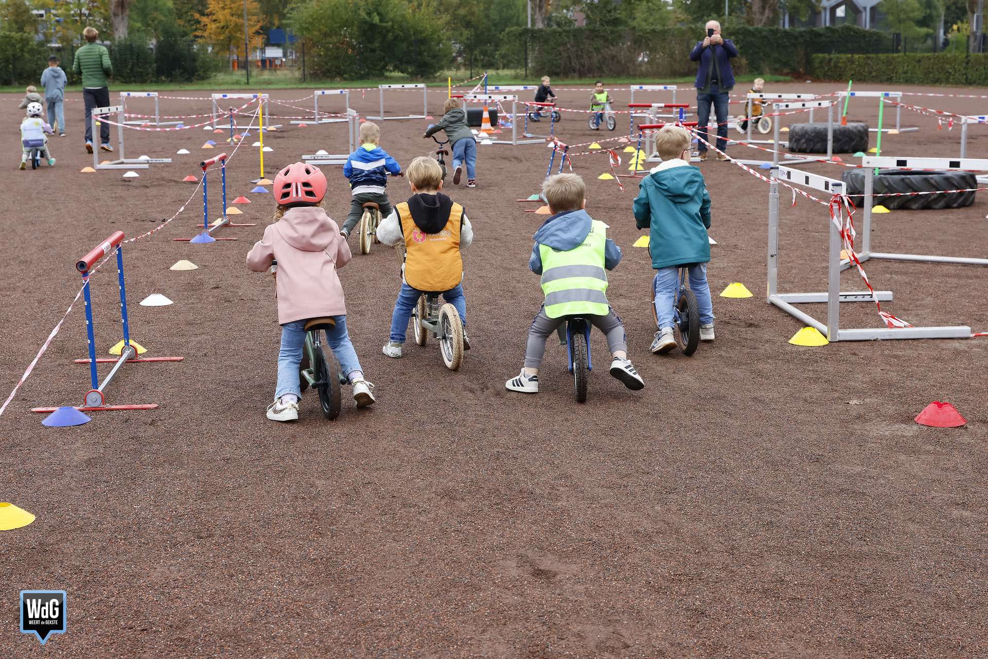 Loopfietsenrace voor peuters op woensdag 21 oktober 2026
