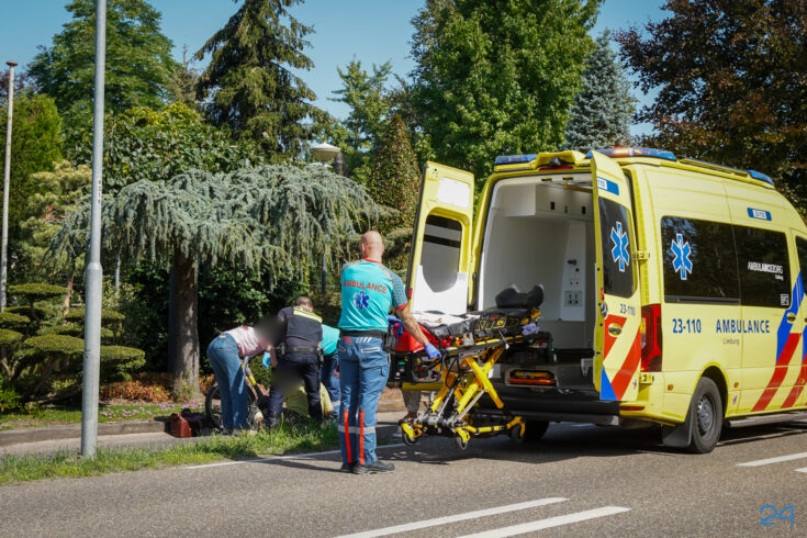 Fietsster ten val op Deckerstaat in Leveroy