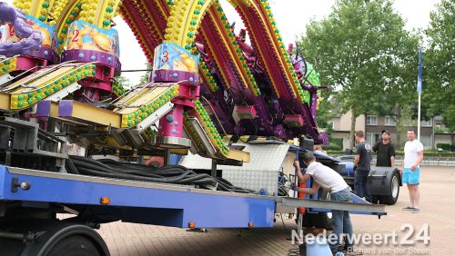 Opbouw Kermis Nederweert 2013