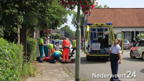 Ernstige aanrijding Wilhelminastraat in Stramproy