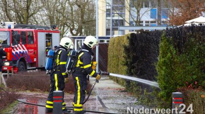 Vuurwerk brandje Van Halenstraat Weert