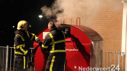 Containerbrandje Meierijstraat Boshoven Weert