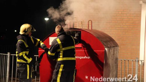 Containerbrandje Meierijstraat Boshoven Weert
