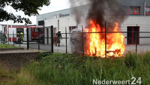 Autobrand Oude Graaf industrieterrein Weert
