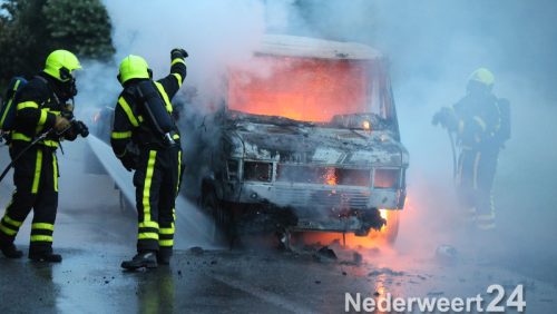 Autobrand vrachtwagenbrand Heide 12 Heuythuysen