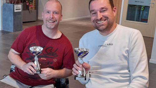 2024_10_14 Bart en Gunther tweede bij NK Dynamic Tennis Dubbel Klasse AB