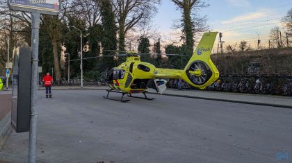 2026_02_25-Traumahelikopter_naar_Weert_station_voor_medische_noodsituatie-2