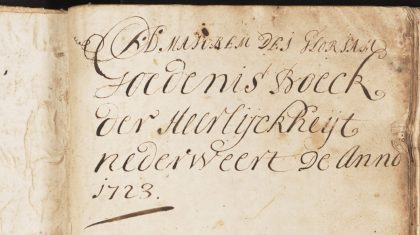 Alfons-Bruekers-titelpagina-van-het-‘goedenisboek-van-Nederweert-uit-1723