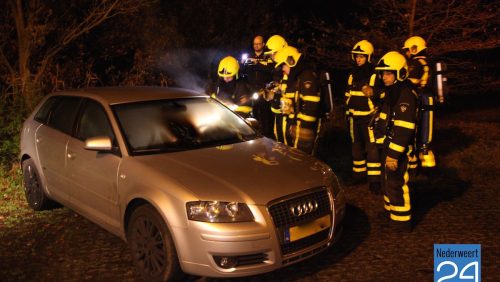 Autobrand Weert bij Kelperbrug