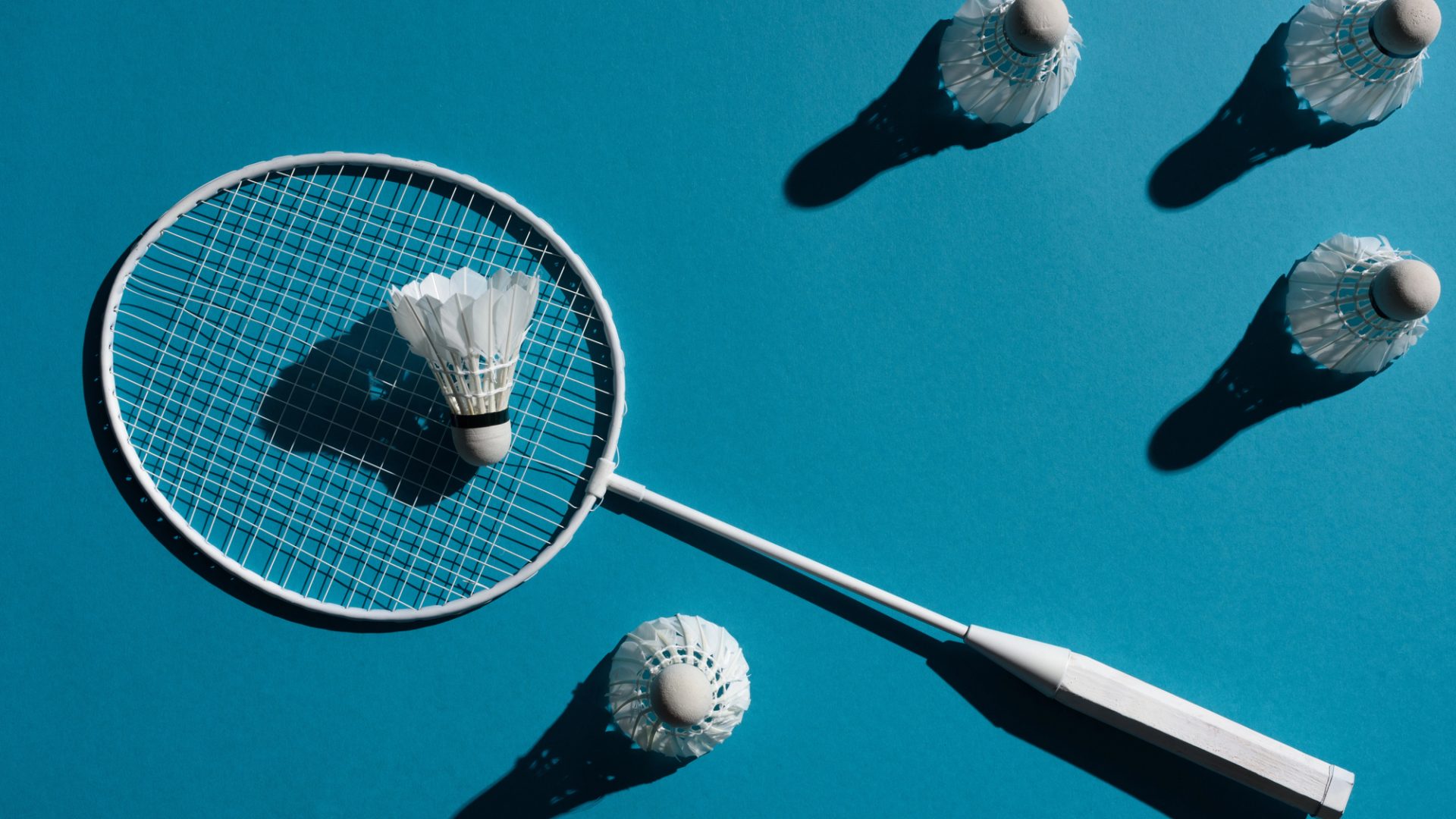 Badminton-racket-sport-stock
