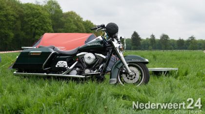 Op het landgoed va Kuypers (Beachamps op de Lozerweg) zijn de eerste campinggasten gearriveerd die morgen de motorrit rondom het Bambi treffen rijden.