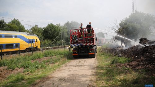Bermbrand-langs-spoor-Weert