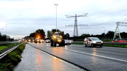 Boerenprotest-op-snelweg Boerenprotest-op-snelweg