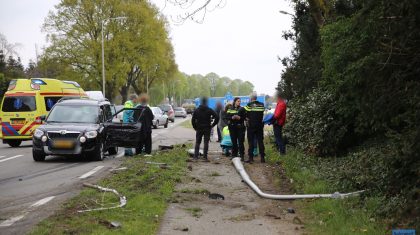 Botsing-auto-vrachtwagen-N280-Baexem-1