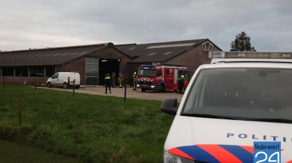 Brand koeienstal Hunsel