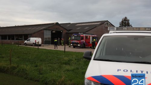 Brand koeienstal Hunsel