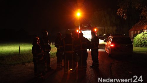 In de nacht van zaterdag op zondag werd de brandweer opgeroepen voor een woningbrand aan de Hagelkruisbaan in Ospel.