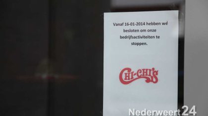 Chi-Chi restaurant Nederweert gaat dicht