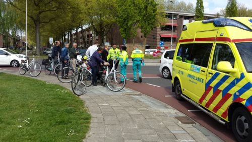 Fietser-gewond-bij-aanrijding