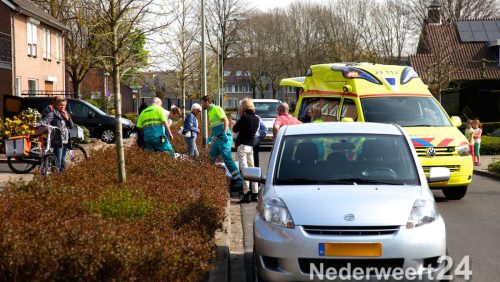 Fietser-ten-val-Paulus-Holtenstraat-Nederweert