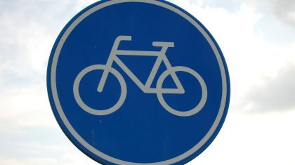 Fietspad-bord