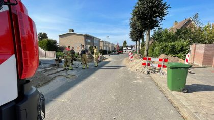 Gaslek-door-graafwerkzaamheden-Ospel Gaslek-door-graafwerkzaamheden-Ospel