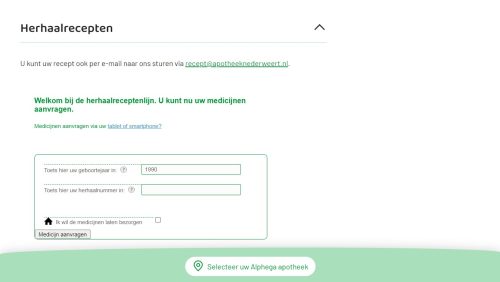 Herhaalrecept-Nederweert