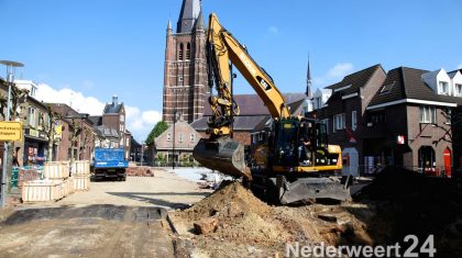 Herinrichting-Kerkstraat-Nederweert-1 Voortgang herinrichting Kerkstraat Nederweert