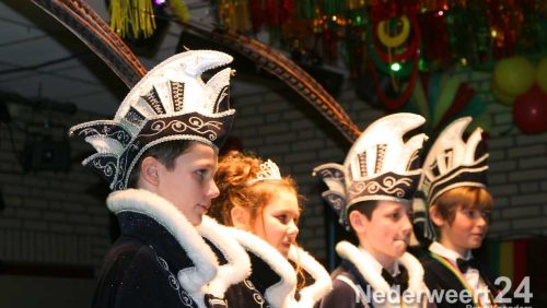 Zondagmiddag was er bij café-zaal Bi-j Le-nie in Nederweert Eind de Jeurgdprinsenreceptie van Jeugdprins Rob I en jeugdprinses Chael van JKV de Krielkes.