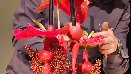 Kerstdemonstratie-bloemsierkunst-door-Wim-Sonnemans