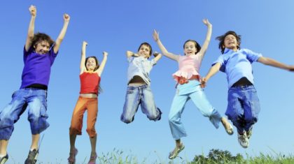 Knieklachten-kinderen