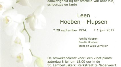 Leen-Hoeben-Flupsen-zeswekendienst