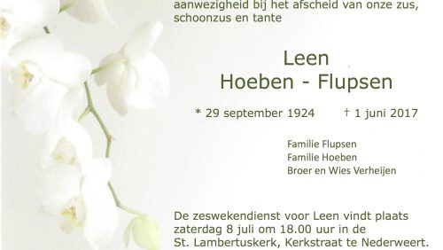 Leen-Hoeben-Flupsen-zeswekendienst