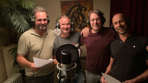 Los-Toilettos-Leon-Rob-Sten-en-Robert-steken-clublied-SV-Laar-in-nieuw-jasje-1