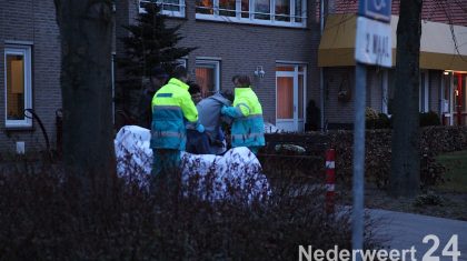Man onwel geworden op de Burgemeester Hobusstraat in Nederweert