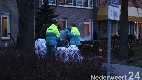Man onwel geworden op de Burgemeester Hobusstraat in Nederweert