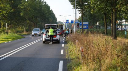 Motorrijder-botst-achter-op-auto-Ringbaan-Oost-Weert-1