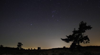 Orion at the night sky
With Lepus and Canis major beneath its feet.