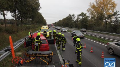 Ongeval A2 bij Hunsel
