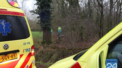 Motorrijder verongelukt Gebleektendijk Nederweert-Eind