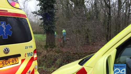 Motorrijder verongelukt Gebleektendijk Nederweert-Eind