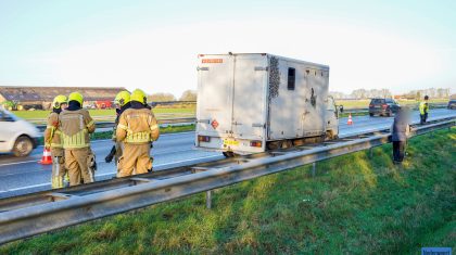 Paardentrailer-snelweg-A2-Ell-Hunsel-3 Paardentrailer-snelweg-A2-Ell-Hunsel-3
