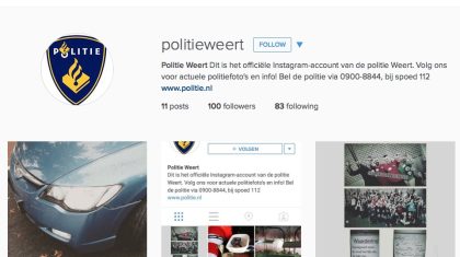 Politie-Weert-instagram