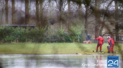 Ree door ijs gezakt Weert