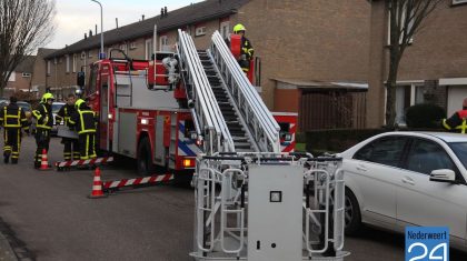Schoorsteenbrandje Piet Heinstraat 14 Weert