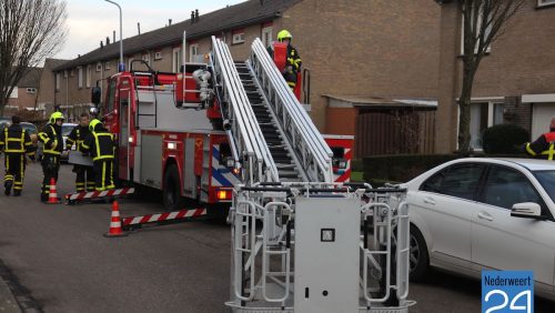 Schoorsteenbrandje Piet Heinstraat 14 Weert