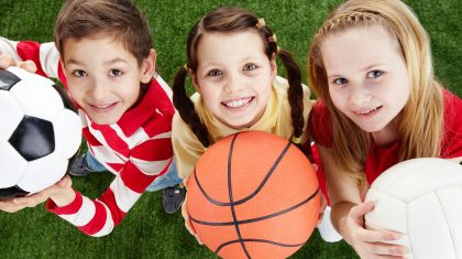 Sport ballen kinderen pressmaster - depositphotos.com