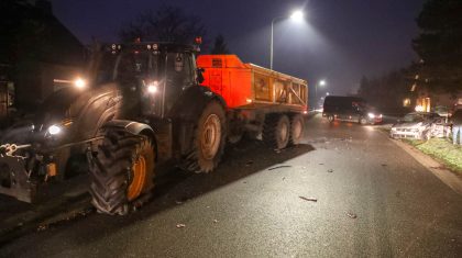 Tractor-botst-met-auto-Kruisstraat-NEderweert-Eind-1